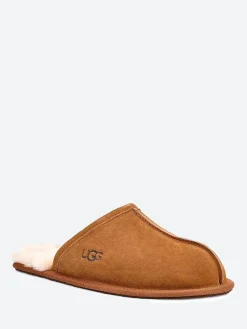 Hot - Scuff Suede Slippers in Slippers