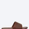 Best - Seaside Slide in Lage Leather Slides | Sandals