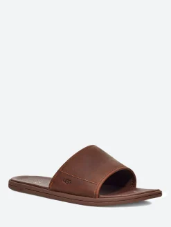 Best - Seaside Slide in Lage Leather Slides | Sandals