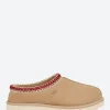 Outlet - Tasman in Sand and Dark Cherry Women Slippers