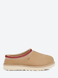 Outlet - Tasman in Sand and Dark Cherry Women Slippers