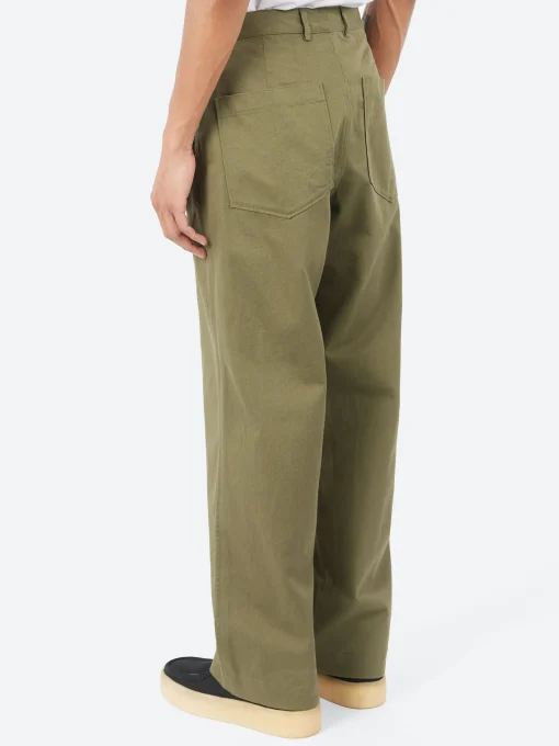 New - Duke Pant in Light Olive Pants