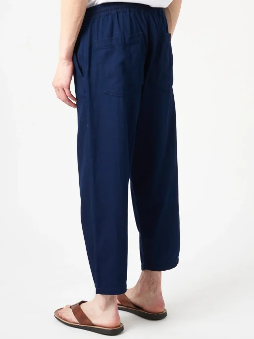 Sale - Hi Water Trouser in Herringbone Denim Pants