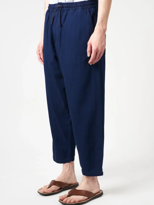 Sale - Hi Water Trouser in Herringbone Denim Pants