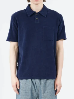 Sale - Newlyn Polo in Bright Navy Polos