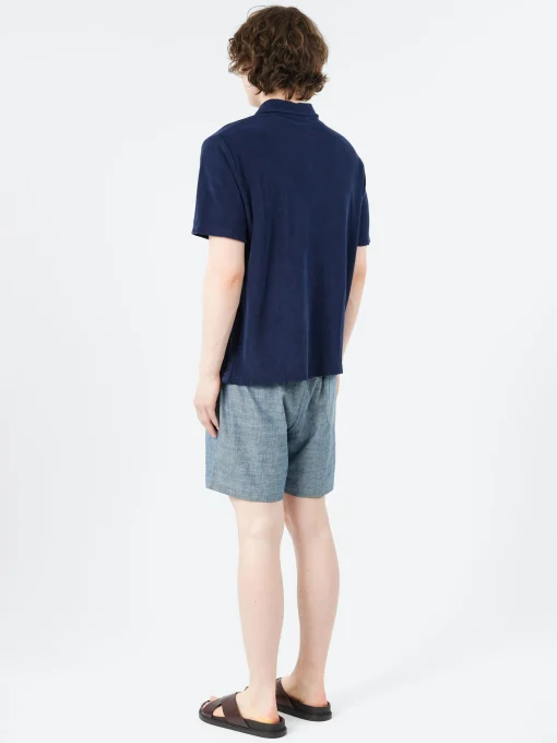 Sale - Newlyn Polo in Bright Navy Polos
