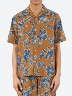 Discount - Nippon Flower Camp Shirt in Button-Ups