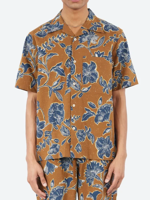 Discount - Nippon Flower Camp Shirt in Button-Ups