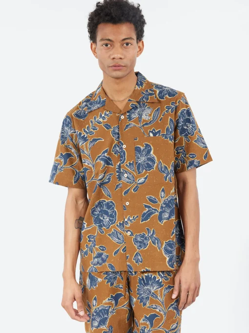 Discount - Nippon Flower Camp Shirt in Button-Ups