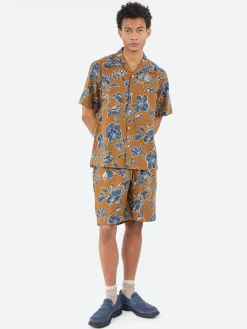 Discount - Nippon Flower Camp Shirt in Button-Ups