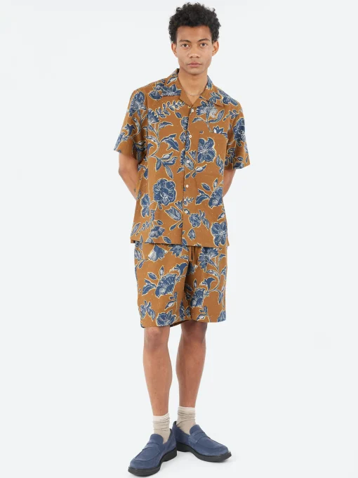 Discount - Nippon Flower Camp Shirt in Button-Ups