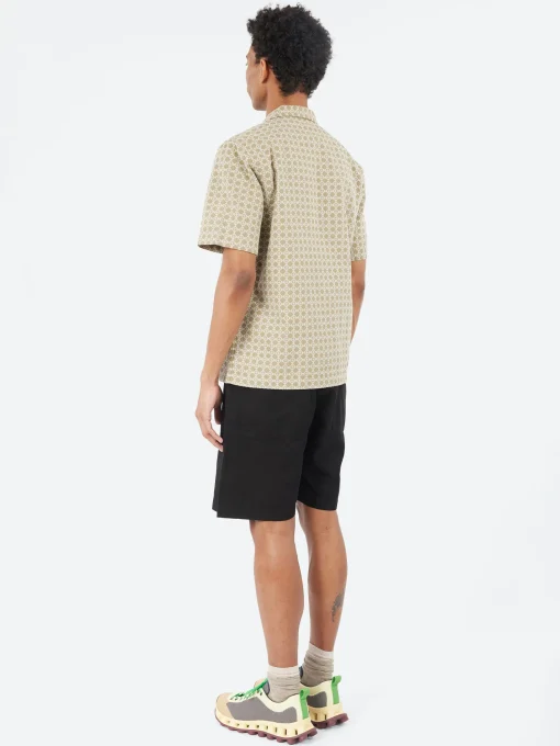 Fashion - Road Shirt in Sand and White Rhodes Cotton Button-Ups