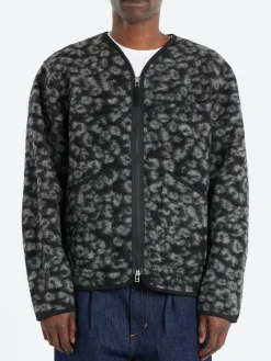 Hot - Zip Liner Jacket in Black and Charcoal Outerwear