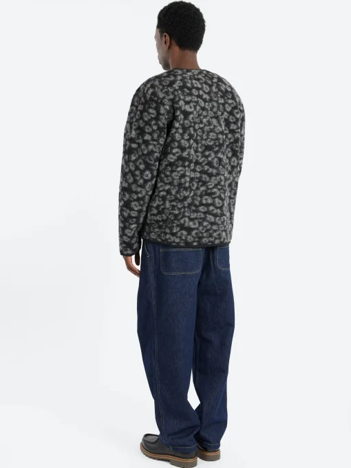Hot - Zip Liner Jacket in Black and Charcoal Outerwear
