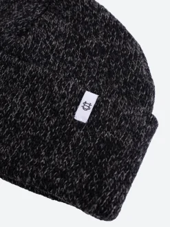 Sale - Ragg Wool Beanie in Black Melange Women Hats | Hats
