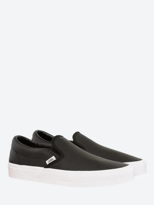 Discount - Classic Slip-On in Perforated Leather Women Sneakers | Overalls & Jumpsuits