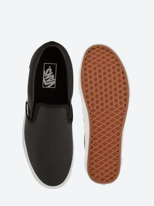 Discount - Classic Slip-On in Perforated Leather Women Sneakers | Overalls & Jumpsuits