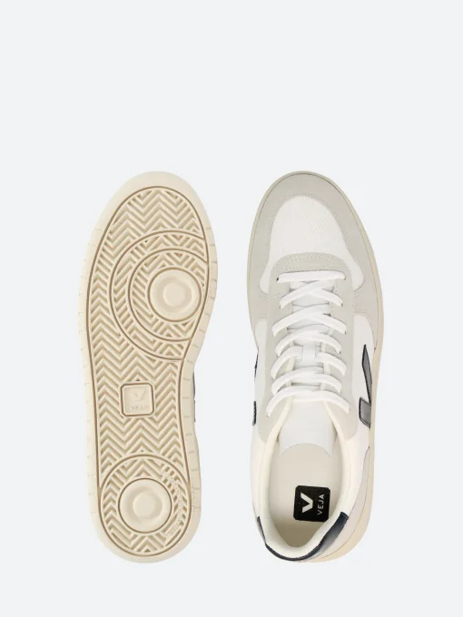 Clearance - Men's V-10 in White and Blue Sneakers
