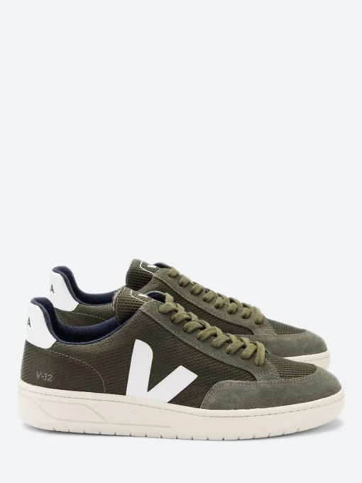 Clearance - V-12 B-Mesh in Olive and White Women Sneakers | Overalls & Jumpsuits