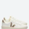 Best - V-10 Leather Extra White and Platine Women Mary Janes | Ballet Flats