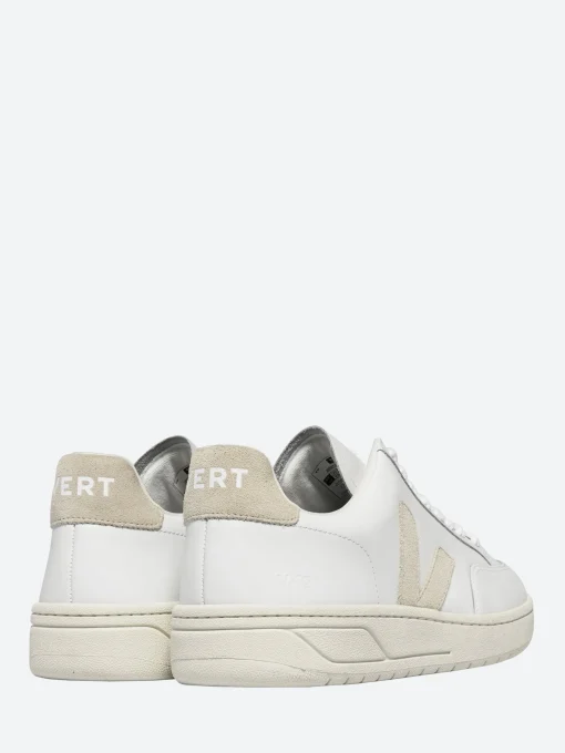 Best - V-12 Leather in White and Sable Women Sneakers | Overalls & Jumpsuits