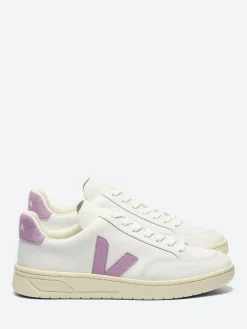 Best - V-12 O.T. Leather in Extra White and Orchid Women Mary Janes | Ballet Flats