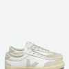 Outlet - Volley Leather in White and Natural Women Sneakers | Overalls & Jumpsuits