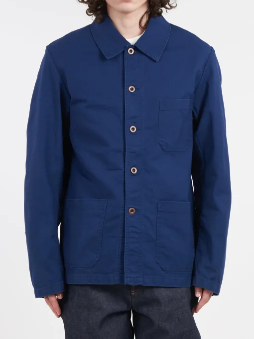 Clearance - 5C Short Workwear Jacket in Navy Outerwear
