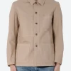 Outlet - 5C Short Workwear Jacket in Chalk Outerwear