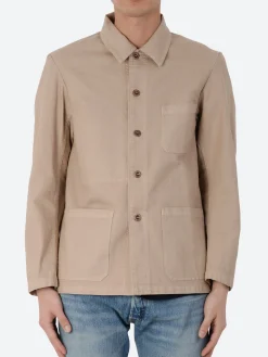 Outlet - 5C Short Workwear Jacket in Chalk Outerwear