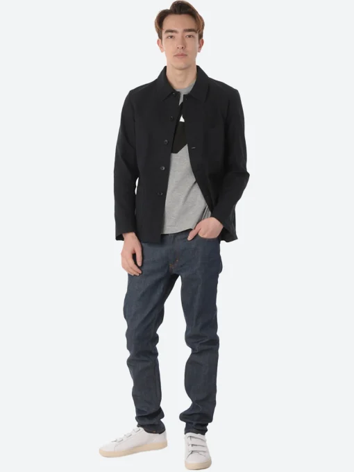 Discount - 5C Short Workwear Jacket in Black Outerwear