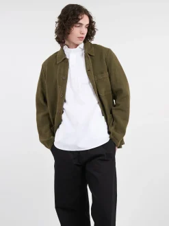 Outlet - 5C Short Workwear Jacket in Linen Outerwear