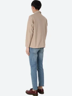 Outlet - 5C Short Workwear Jacket in Chalk Outerwear