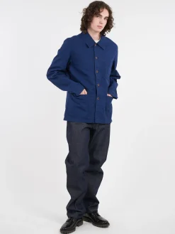 Clearance - 5C Short Workwear Jacket in Navy Outerwear