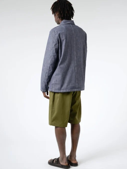 Online - 5W Workwear Jacket in Washed Denim Outerwear