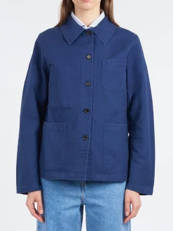 Outlet - Women's No. 4 Workwear Jacket in Navy Women Overalls & Jumpsuits | Outerwear