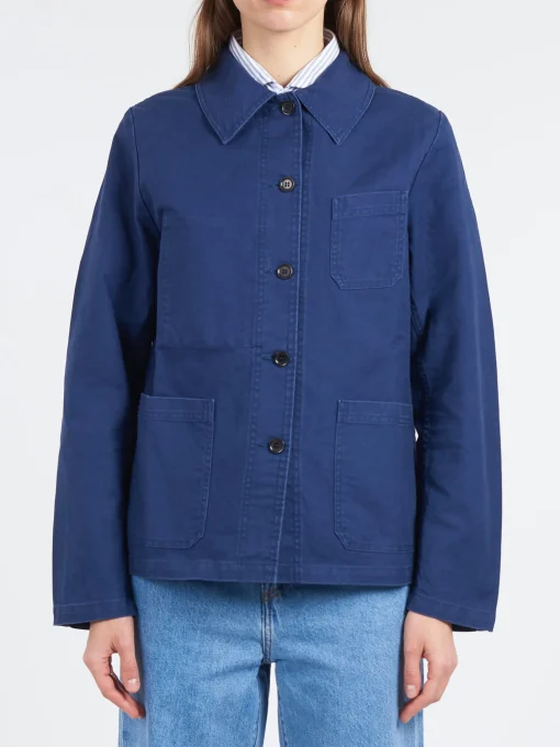 Outlet - Women's No. 4 Workwear Jacket in Navy Women Overalls & Jumpsuits | Outerwear