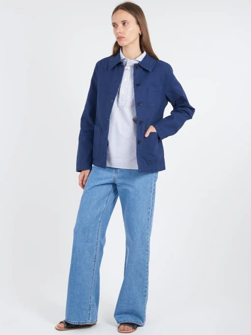 Outlet - Women's No. 4 Workwear Jacket in Navy Women Overalls & Jumpsuits | Outerwear