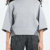 Discount Viriginia Bizzi - VY7008 Top in Grey Women Tops & Blouses | Knitwear