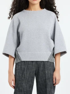 Discount Viriginia Bizzi - VY7008 Top in Grey Women Tops & Blouses | Knitwear