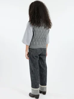 Discount Viriginia Bizzi - VY7008 Top in Grey Women Tops & Blouses | Knitwear