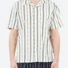 Hot - Didcot Fleck Stripe Short Sleeve Shirt in Button-Ups