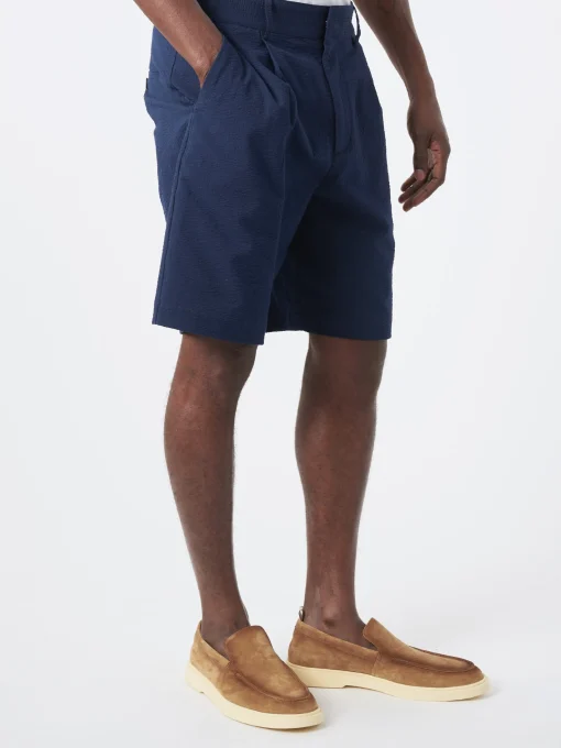 Fashion - Linton Pleat Short in Seersucker Shorts