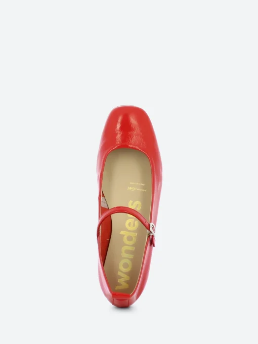 Best - A-86101 Mary Jane in Rojo Lack Women Shoes | Mary Janes