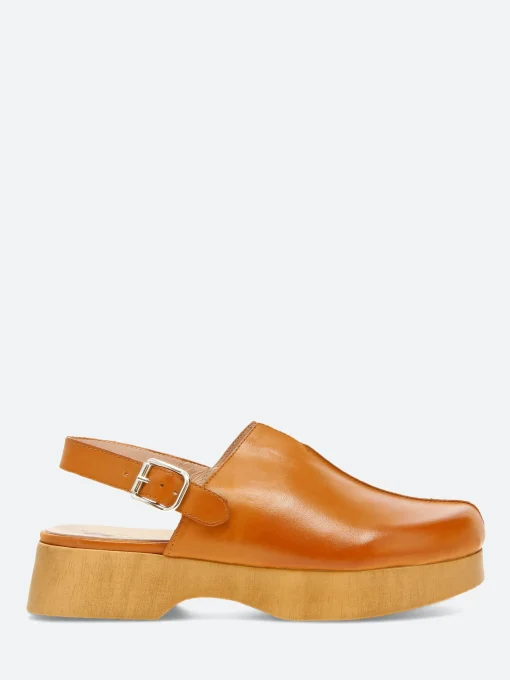 Discount - B-8051 Clog in Cuero Pergamena Women Shoes | Overalls & Jumpsuits