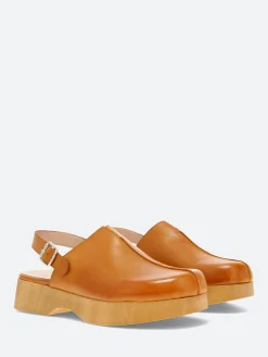 Discount - B-8051 Clog in Cuero Pergamena Women Shoes | Overalls & Jumpsuits