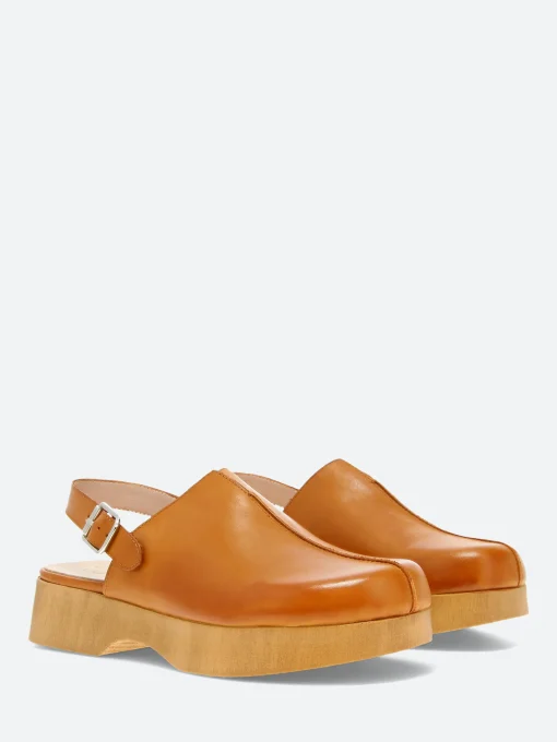 Discount - B-8051 Clog in Cuero Pergamena Women Shoes | Overalls & Jumpsuits