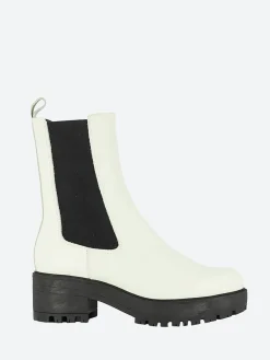 Online - E-6114 Chelsea Boot in Milk Wild Women Overalls & Jumpsuits | Heels