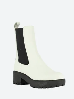 Online - E-6114 Chelsea Boot in Milk Wild Women Overalls & Jumpsuits | Heels