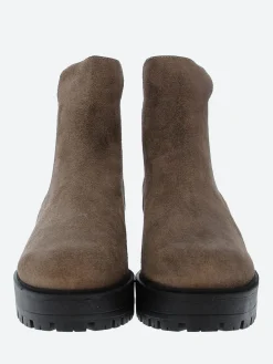 Clearance - E-6101 Chelsea Boot in Taupe Women Overalls & Jumpsuits | Heels